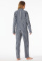 Pyjama lang Webware Streifen graphit - selected! premium