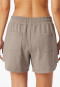 Pantalon court en interlock mercerisé clay - Mix+Relax