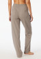 Hose lang merzerisierter Interlock clay - Mix+Relax