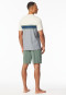 Short pyjamas striping khaki - Casual Nightwear