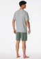 Korte pyjama palm kaki - 95/5