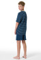 Schlafanzug kurz Streifen indigo - Nightwear