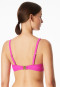 Bikini-Top mit Schale Jersey fuchsia - Aqua