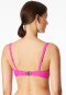 Bikini-Top mit Bügeln Jersey fuchsia - Aqua