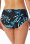 Bikinibroekje jersey gerecycled palm multicolour - Aqua