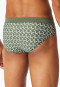 Swimming trunks recycled knitwear khaki patterned - Aqua