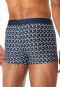 Swimming trunks recycled knitwear midnight blue patterned - Aqua