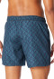 Swim trunks woven fabric lobster green patterned - Aqua