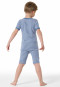 Short pyjamas striping denim blue - Natural Love