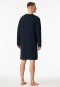 Sleep shirt long-sleeve midnight blue - Comfort Nightwear