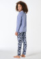 Lange pyjama kat blauwgrijs - Teens Nightwear