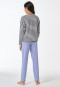 Pigiama lungo a righe multicolore - Teens Nightwear