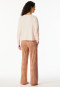 Schlafanzug lang Interlock champagner - Modern Nightwear