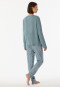 Pyjama lange manchetten Ginkgo mineraal - Modern Nightwear