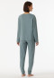 Pyjamas long cuffs embroidery mineral - Casual Nightwear