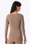Warm shirt met lange mouwen, kleur nougat - Invisible Soft Warming