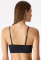 Naadloos bustier met uitneembare pads, kant, zwart - Invisible Soft Lace