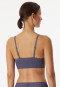 Bustier seamless herausnehmbare Pads Spitze indigo - Invisible Soft Lace