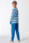 Pyjama lange pyjama met blauwe streepjes - Teens Nightwear