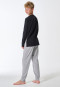 Pyjama lange pyjama colour blocking grijs - Teens Nightwear