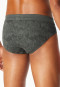 Minislip Interlock patterned dark green - Fine Interlock