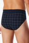 Minislip Fine Interlock patterned midnight blue - Fine Interlock