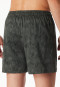 Boxer Interlock imprimé vert foncé - Fine Interlock