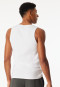 Tank top double rib white - SCHIESSER 150 Years
