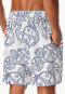Bermuda statement print blauw - SCHIESSER 150 Years