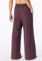 Langere broek van Heavy Single Jersey, cacaobruin - Mix+ Relax