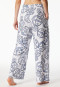 Lange broek statement print blauw - SCHIESSER 150 Years