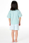 Pigiama corto onde pesce turchese - Kids Nightwear