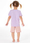 Pyjama korte streepjes orchidee - Kids Nightwear