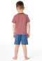 Pyjama korte streepjes rood - Kids Nightwear
