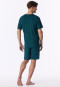 Pigiama corto verde mare profondo - Modern Bonded