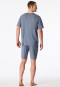 Short pyjamas blue-grey - Modern Bonded
