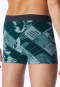 Short in diepzeegroen met patroon - 95/5