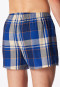 Boxershorts set van 2 stuks geweven stof blauw patroon - Boxershorts multipack