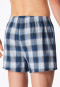 Boxershorts set van 2 stuks geweven stof blauw patroon - Boxershorts multipack