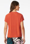Short sleeve terracotta shirt - Mix+Relax
