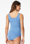 Tank tops 2-pack light blue/cream - Modal Essentials