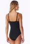 Soft Bra Body with Lace, Black - Unique Cotton
