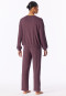 Long Jersey Knit Cuffs Lounge Set, cocoa brown - Mix+ Relax
