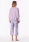 Schlafanzug 3/4-lang Interlock orchid - Modern Nightwear