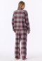Pigiama lungo in flanella, caldo, a quadretti multicolori - selected premium Warming