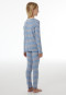 Schlafanzug lang Doppelripp Ringel air - Nightwear