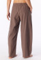 Long Flannel Pants, Herringbone, Brown-Mottled - Mix+ Relax