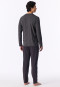 Long Pyjamas with Rings, Graphite - Long Life Soft