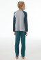 Schlafanzug lang Skateboard grau-meliert - Nightwear