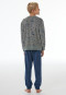 Lange pyjama met manchetten in de kleur salie - Nightwear
